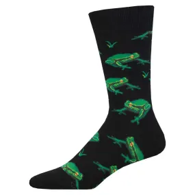 Socksmith Night Frogs Men's Crew Sock