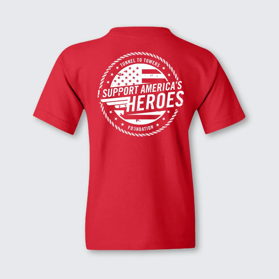 T2T HEROES TEE – Youth (Red)