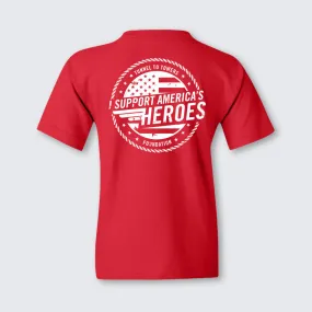 T2T HEROES TEE – Youth (Red)