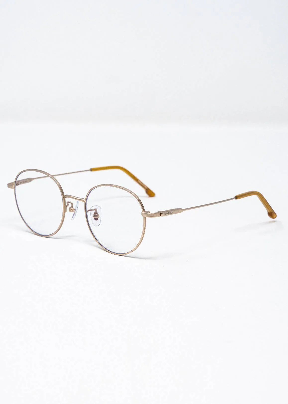 Ward Eyewear Blue Light Blocking Glasses in Baron Satin Gold